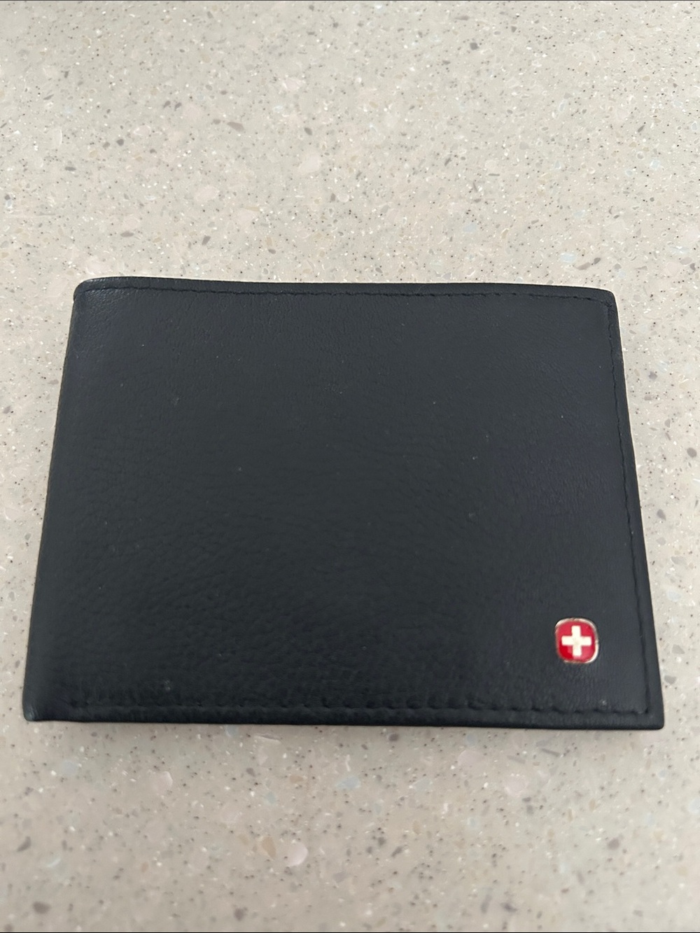 Swiss gear wallet  Black Leather